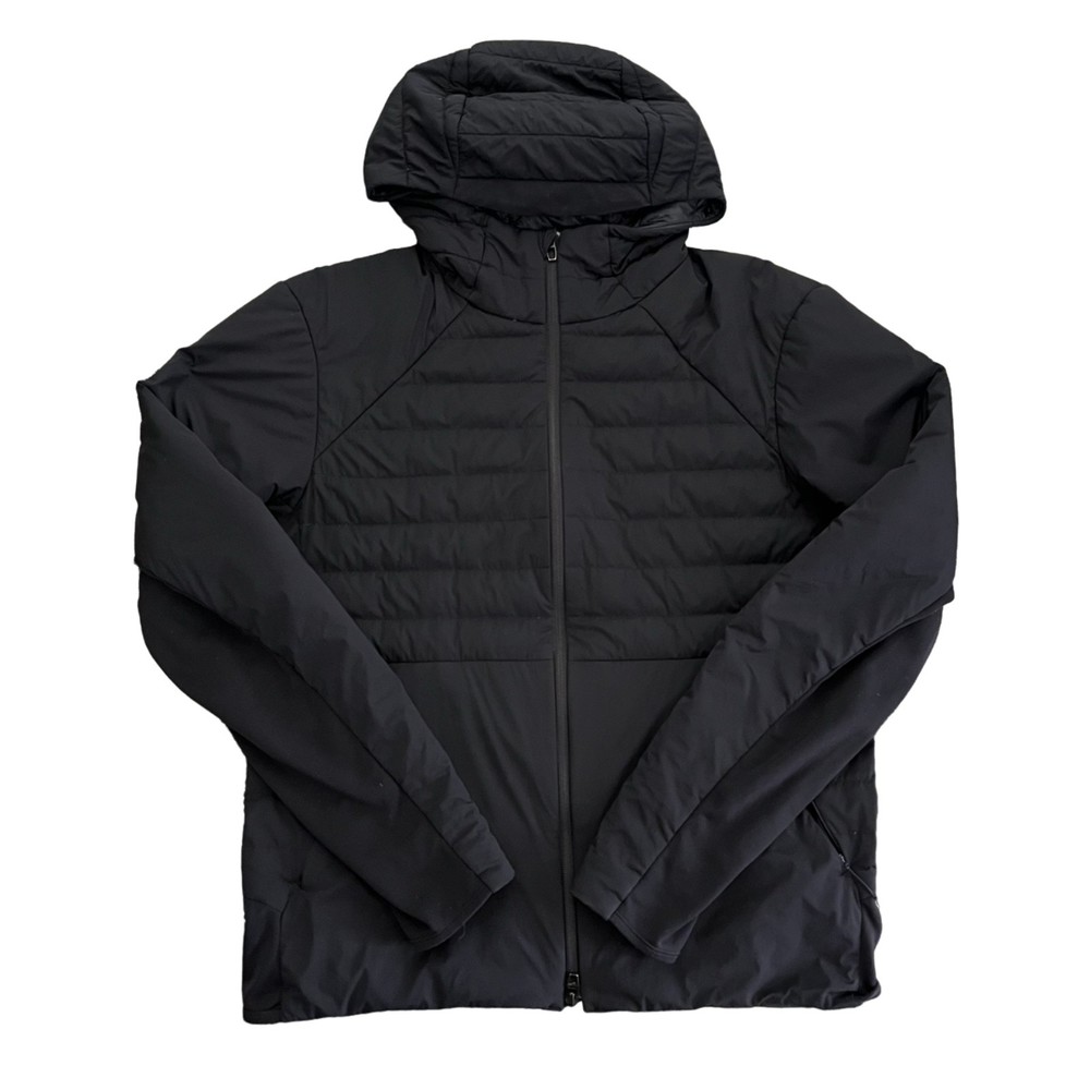 Lululemon Down For it All Black Hoodie Jacket Black Size Medium